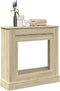 vidaXL - Haardombouw - 90x30x90 - cm - bewerkt - hout - sonoma - eikenkleurig
