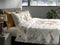 Heckettlane Dekbedovertrek Tuva - Bedlinnen met Bloemen print - 200x220 - Wit - Dekbedhoes van 100% Katoen-Clip Sheared