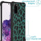 iMoshion Hoesje Geschikt voor Samsung Galaxy S20 Hoesje Met Koord - iMoshion Design Hoesje met Koord - Zwart / Meerkleurig / Groen / Panther Illustration