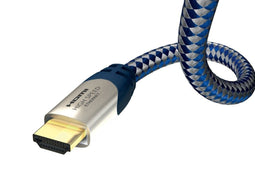 Inakustik HDMI - Kabel - 5m - Blauw Zilver Zwart