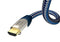 Inakustik HDMI - Kabel - 5m - Blauw Zilver Zwart