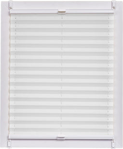 Sunlines Plisségordijn - Klemplissé - Lichtdoorlatend - Wit - 70x150 cm