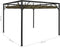 vidaXL - Tuinprieel - met - uittrekbaar - dak - 180 - g/m² - 3x3 - m - taupe