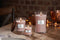 WoodWick Heartwick Flame Ellipse Geurkaars - Rosewood - 50 branduren