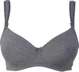 Prénatal Voedingsbh Voorgevormd - Borstvoeding Kleding - Uitneembare Cups - 85G - Grijs