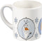 Totum Disney Frozen - Inkleurbeker keramiek - Inclusief verf en penseel - Wit