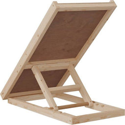 vidaXL Hondenloopplank - 70x35 cm - massief vurenhout - anti-slip - grijs