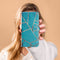 iMoshion Hoesje Geschikt voor Samsung Galaxy S21 FE Hoesje Met Pasjeshouder - iMoshion Design Softcase Bookcase - Blauw / Meerkleurig / Blauw / Blue Graphic