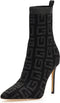 Guess Semmiy2 - Dames Enkellaarzen - Hak 5-7 cm - Zwart - Maat 36