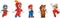 Super Mario Figuren 5 Stuks