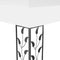 vidaXL - Prieel - met - dubbel - dak - 3x4 - m - wit