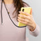 iMoshion Hoesje Geschikt voor iPhone 11 Hoesje Met Koord - iMoshion Color Backcover met koord - Geel