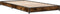 vidaXL - Bedframe - bewerkt - hout - en - metaal - gerookt - eikenkleurig - 90x200 - cm
