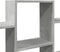 vidaXL - Wandschap - 159x18x66 - cm - bewerkt - hout - betongrijs