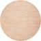 vidaXL - Tafelblad - rond - Ø60x2,5 - cm - onbehandeld - massief - eikenhout