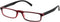 I need you leesbril half-line rood/zwart 1.50