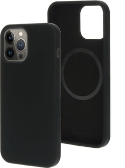 Mobiparts Silicone Cover - Apple iPhone 13 Pro Max - MagSafe Compatible - Zwart