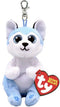 Ty Beanie Babies Bellies Clip Thunder Husky, 10cm
