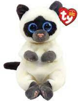 TY Beanie Babies Bellies Miso Siames Cat 15 cm