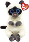 TY Beanie Babies Bellies Miso Siames Cat 15 cm