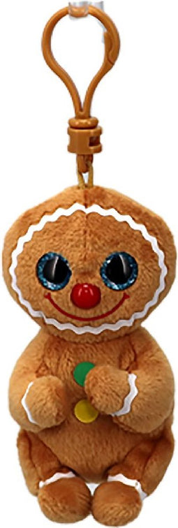 Ty Beanie Boo Clip Christmas Cookie Gingerbread.