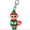 TY Beanie Boo's Clip Christmas Elf Green Belly 7 cm