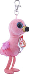 TY Beanie Boo's Clip Gilda Flamingo