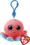 Ty Beanie Boo's Clip Sheldon Octopus 7cm