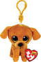 Ty Beanie Boo's Clip Zuzu Lightbrown Dog 7cm