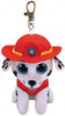 Ty Beanie Paw Patrol Marshall sleutelhanger