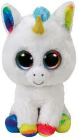 Ty Beanies eenhoorn regenboog knuffel Pixy 24 cm - Paarden knuffels