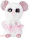 Ty - Knuffel - Beanie Buddy - Nina Mouse - 24cm