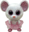 Ty - Knuffel - Beanie Buddy - Nina Mouse - 24cm