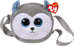 Ty - Pluchen - Schoudertas - Husky- Gear - Slush - 2,7 Liter Wit/grijs