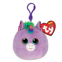 TY Squish a Boo Clips Knuffel Unicorn Rosette 8 cm