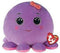 TY Squish a Boo Octavia Purple Octopus 20 cm