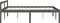 vidaXL - Seniorenbed - massief - grenenhout - grijs - 120x200 - cm
