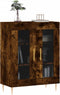 vidaXL - Dressoir - 69,5x34x90 - cm - bewerkt - hout - gerookt - eikenkleurig