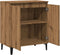 vidaXL - Dressoir - 60x35x70 - cm - bewerkt - hout - artisanaal - eikenkleur