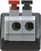 Goobay 76750 - BNC Plug met Klemmenblok - Druk-neer montage - Grijs Zwart