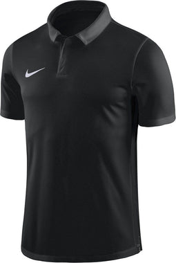 Nike Dry Academy 18 SS Polo - Sportpolo - Dri-Fit technologie - zwart/donker grijs/wit