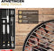 Ozocozy BBQ accessoires - 10-delig - Barbecue gereedschap - Hittebestendige handschoen - Aluminium koffer