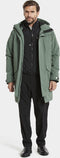 Didriksons Roland - Heren Parka - Normale pasvorm - Groen (S)