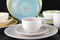 Cosy & Trendy Turbolino Plat Bord - Ø 27 cm - Geel - Set-6