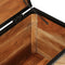 vidaXL - Opbergbox - 60x30x30 - cm - massief - acaciahout - en - ijzer