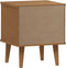 vidaXL - Nachtkastje - MOLDE - 40x35x48 - cm - massief - grenenhout - bruin