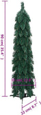 vidaXL - Kunstkerstboom - met - verlichting - 45 - LED's - 90 - cm