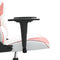 vidaXL - Gamestoel - kunstleer - wit - en - roze