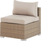 Beliani COCCOLIA - Loungeset voor 5 - Beige - PE rotan