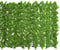 vidaXL - Balkonscherm - met - groene - bladeren - 200x100 - cm